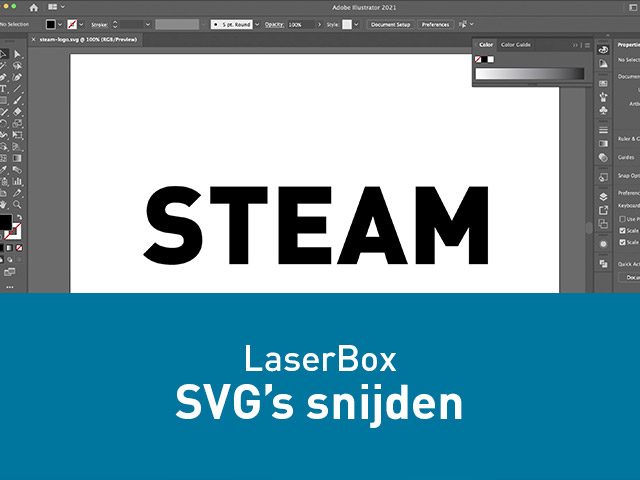 Vector graphics of SVG’s snijden