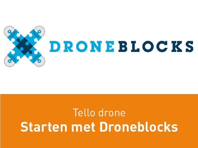 Tello drone – Starten met Droneblocks