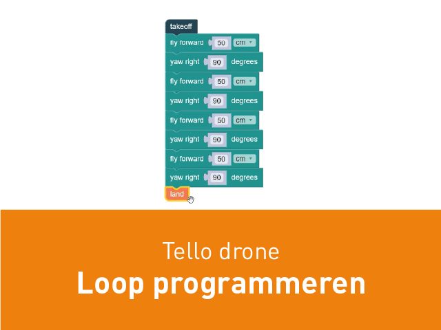 Tello drone – Loop programmeren
