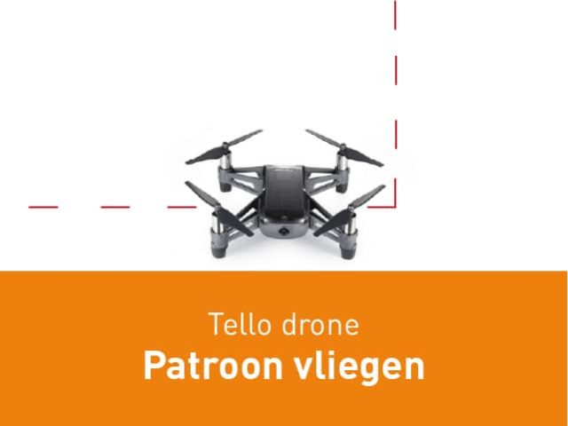 Tello drone – Patroon vliegen