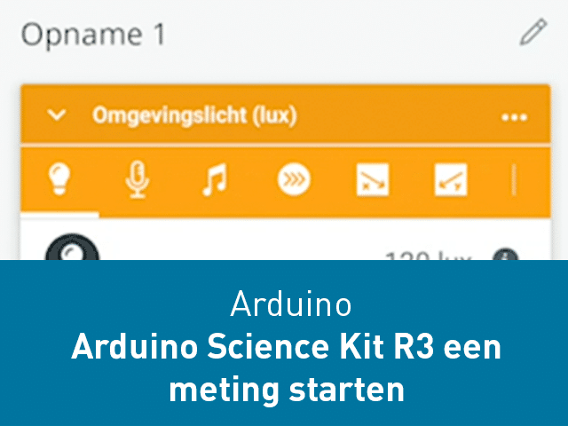 Arduino Science Kit R3 meting starten